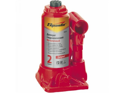 Домкрат гидравлический бутылочный, 2 т, h подъема 150–280 мм// SPARTA Compact