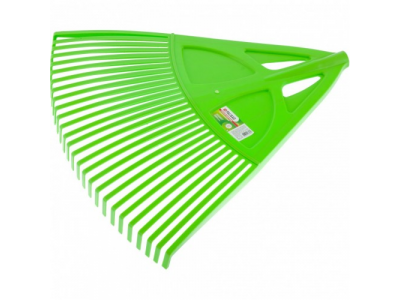 Грабли веерные пластиковые, 27 зубьев, зеленые Palisad