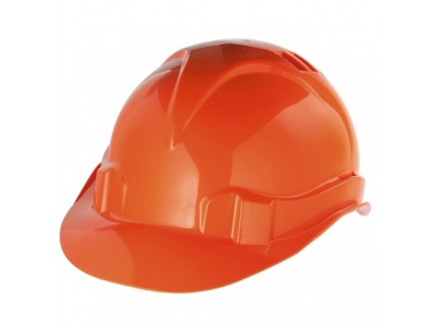 Каска защитная из ударопрочной пластмассы, оранжевая// СИБРТЕХ/Россия