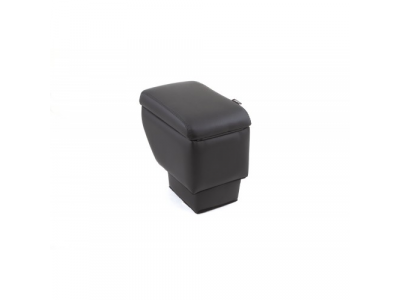 Автоподлокотник RESTIN для VOLKSWAGEN Jetta 6, 2011-, черный, экокожа