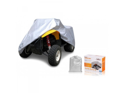 Чехол-тент на квадроцикл защитный, размер XL (251*125*85см), цвет серый, универсальный