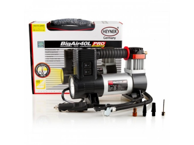 Компрессор мощный "Big Air" 12v с лампой