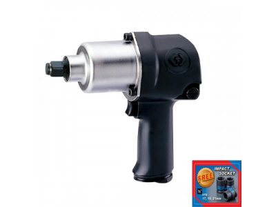 Гайковерт пневматический ударный 1/2", 678 Нм, в комплекте перчатки антивибрационные, KING TONY