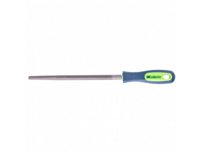 Напильник, 200 мм, трехгранный, двухкомпонентная рукоятка, №2 Сибртех