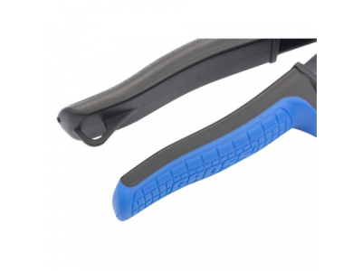 Ножницы по металлу "PIRANHA",250мм,прямой и правый рез,сталь-СrMo,,двухкомп.рук-ки// GROSS