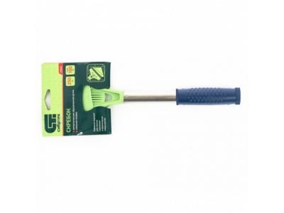 Скребок, фиксированное лезвие 100 мм, металлич. обрезиненная ручка, 250 мм Сибртех