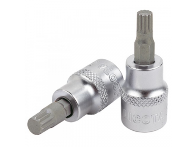 Головка торцевая с вставкой spline 1/2" M9 L=55мм