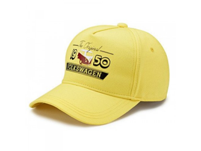 Бейсболка Volkswagen T1 Bulli Baseball Cap, Yellow, артикул 7E0084300B