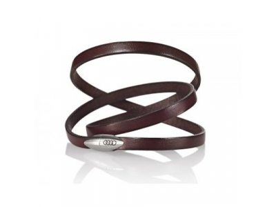 Мужской кожаный браслет Audi Men’s leather bracelet, артикул 3291101000