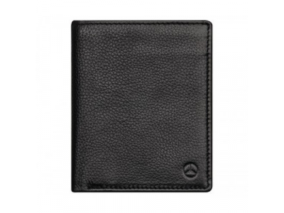 Кожаный кошелек Mercedes-Benz Wallet, Cowhide, Black, RFID Protection