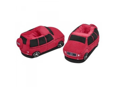 Плюшевые тапочки Mercedes-Benz Plush Slippers, Red