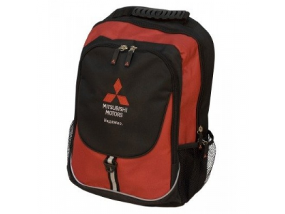 Рюкзак Mitsubishi Backpack, Black-Red, артикул RU000018