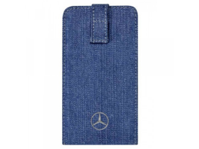 Чехол для смартфона Mercedes-Benz Smartphone Sleeve Trucker, Jeans Blue