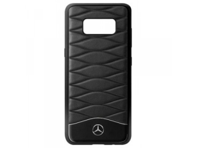 Кожаный чехол Mercedes для Samsung Galaxy S8, Black