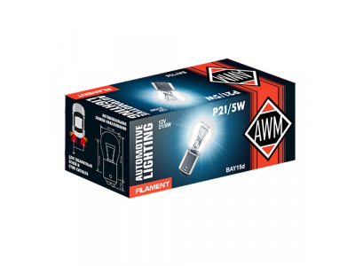 Лампа накаливания AWM P21/5 12V 21W/5W (BAY15D)