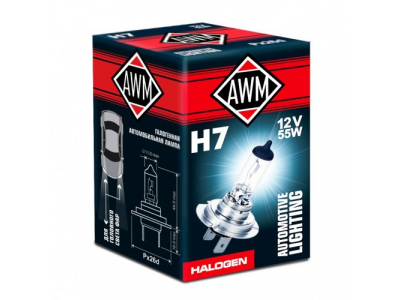 Лампа галогенная AWM H7 12V 55 W (PX26D)